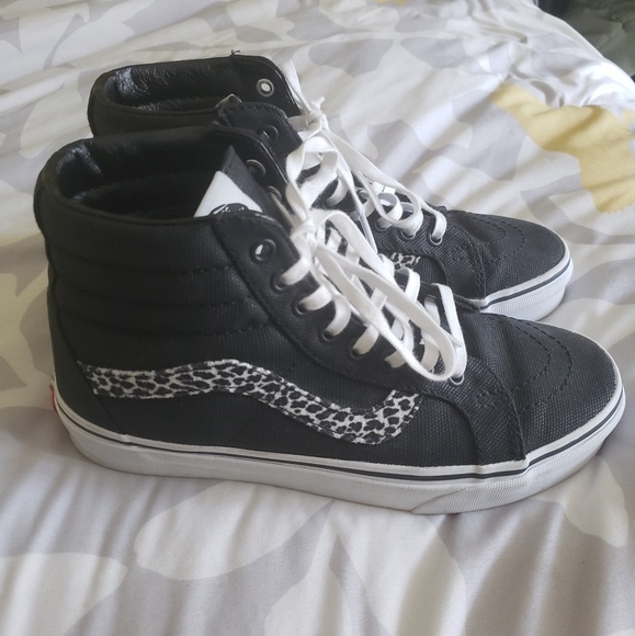 cheetah print vans old skool